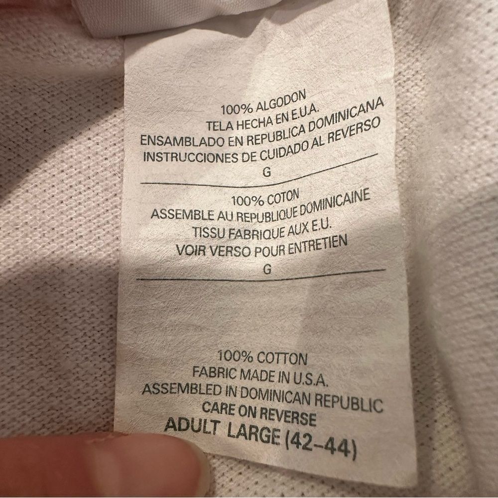 Vintage 1996‎ Atlanta Olympic White Polo Shirt Men's L 100% Cotton Embroidered - Picture 4 of 6
